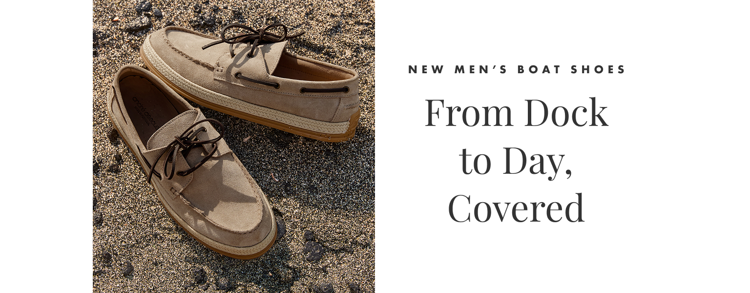 From Dock to Day, Covered | Men's Boat Shoes