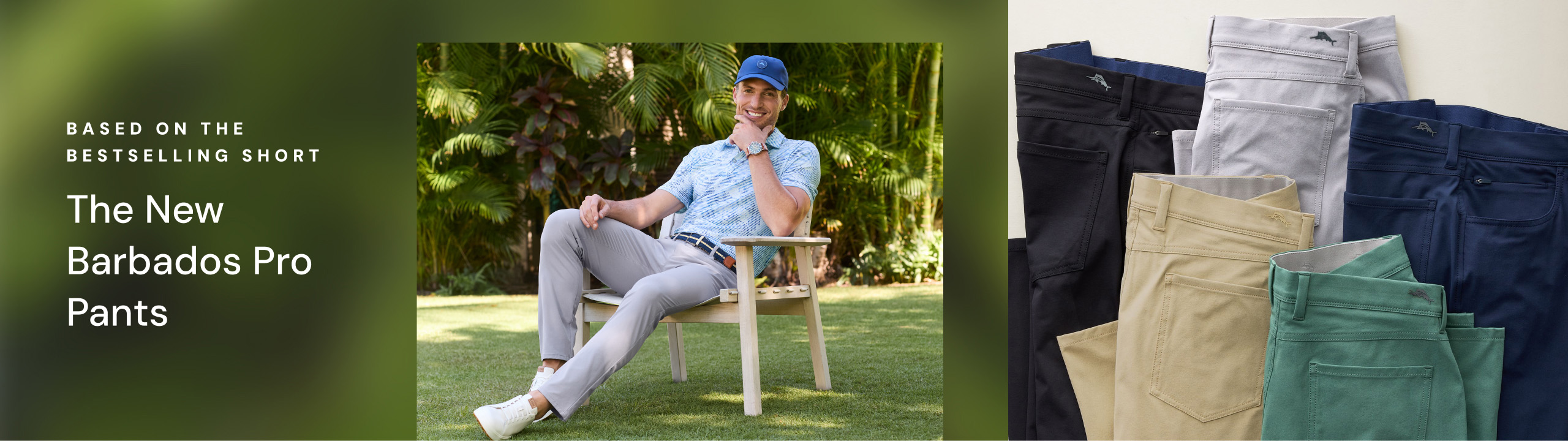 Based on the Bestselling Short: The New Barbados Pro Pants