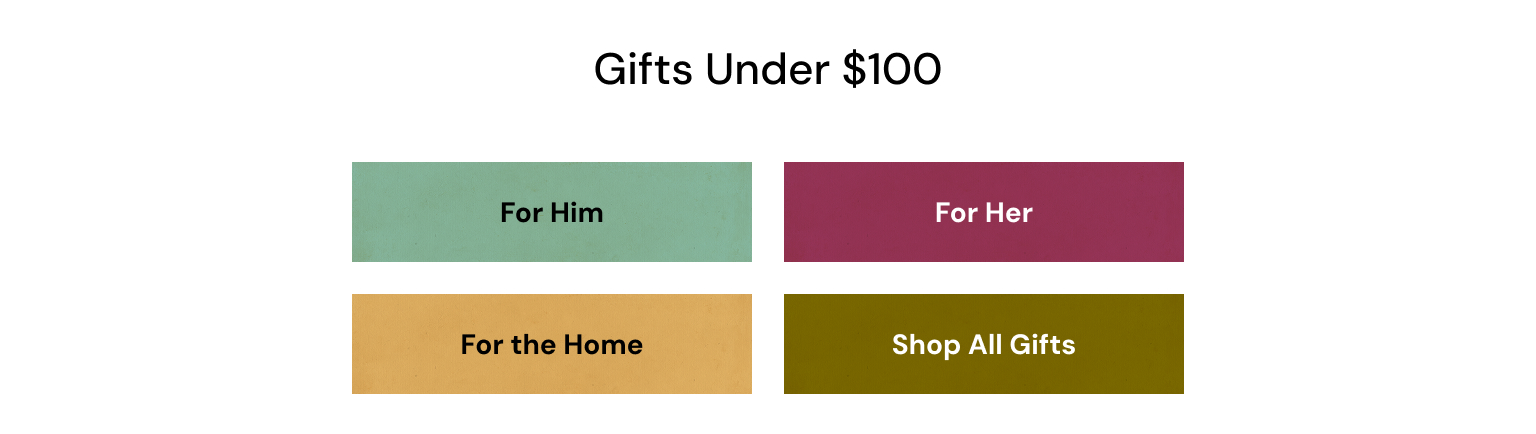Gifts Under $100