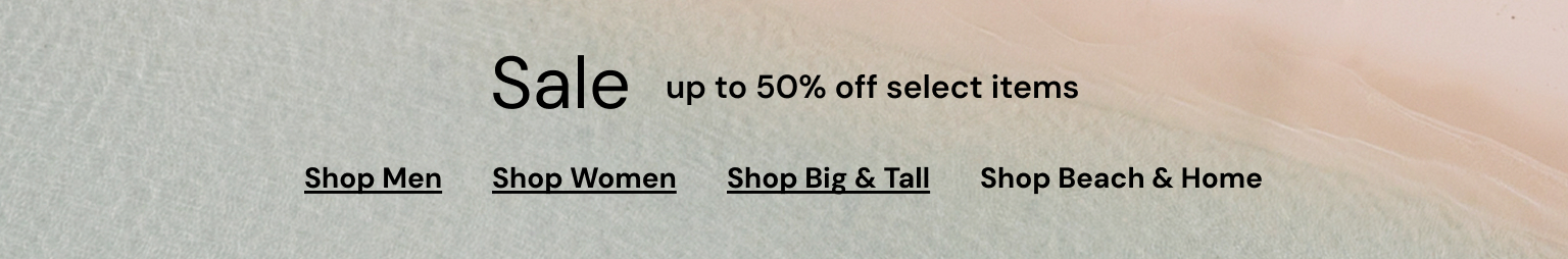 Sale up to 50% off select items