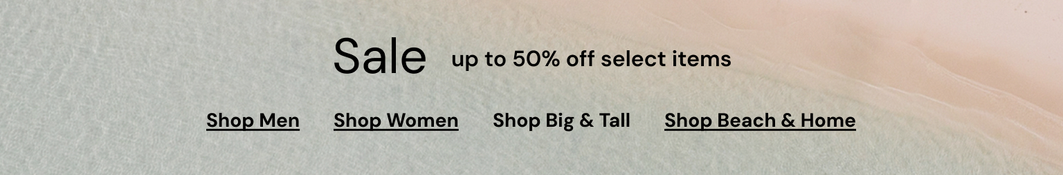 Sale up to 50% off select items