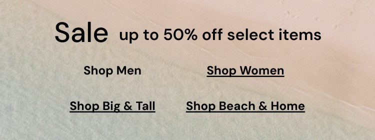 Sale up to 50% off select items