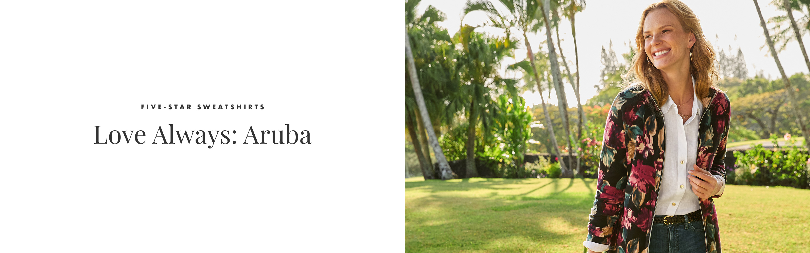 Five-Star Sweatshirts Love Always: Aruba