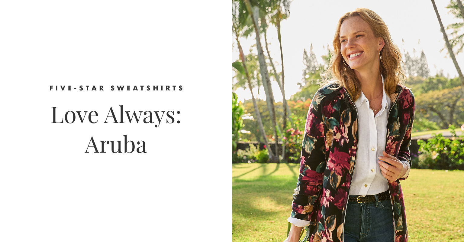 Five-Star Sweatshirts Love Always: Aruba