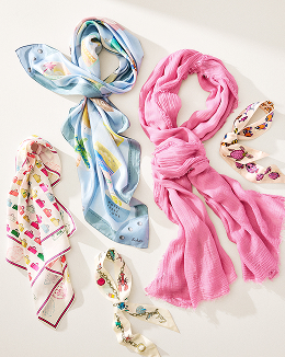 Colorful Solid & Printed Scarves