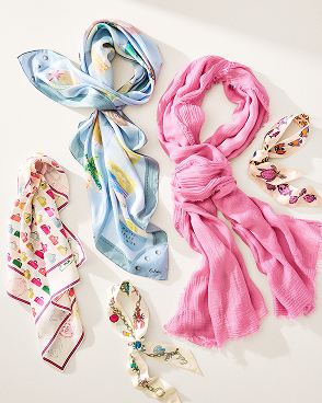 Colorful Solid & Printed Scarves