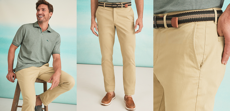 Tommy Bahama Men's model in Boracay Island Chino Pants