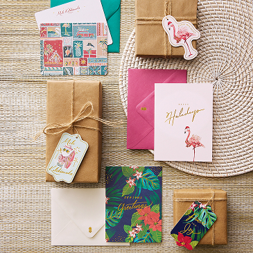 Assortment of Crafted Holiday Cards