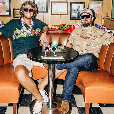 Jack Berry and Carlos Quirarte sitting