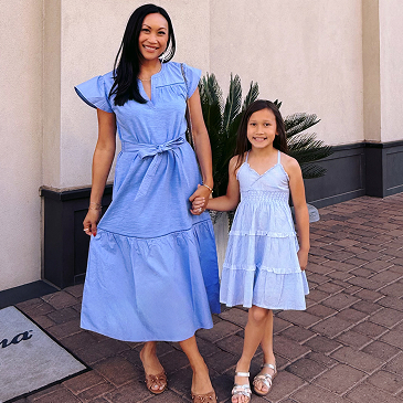 Melissa Moore and her daughter