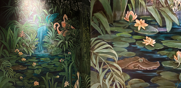 Mural painted by Julie Goldman