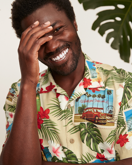 Shop Men's Big and Tall Holiday Camp Shirts