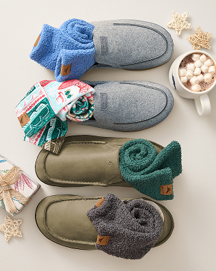 Slippers Sitting Side By Side