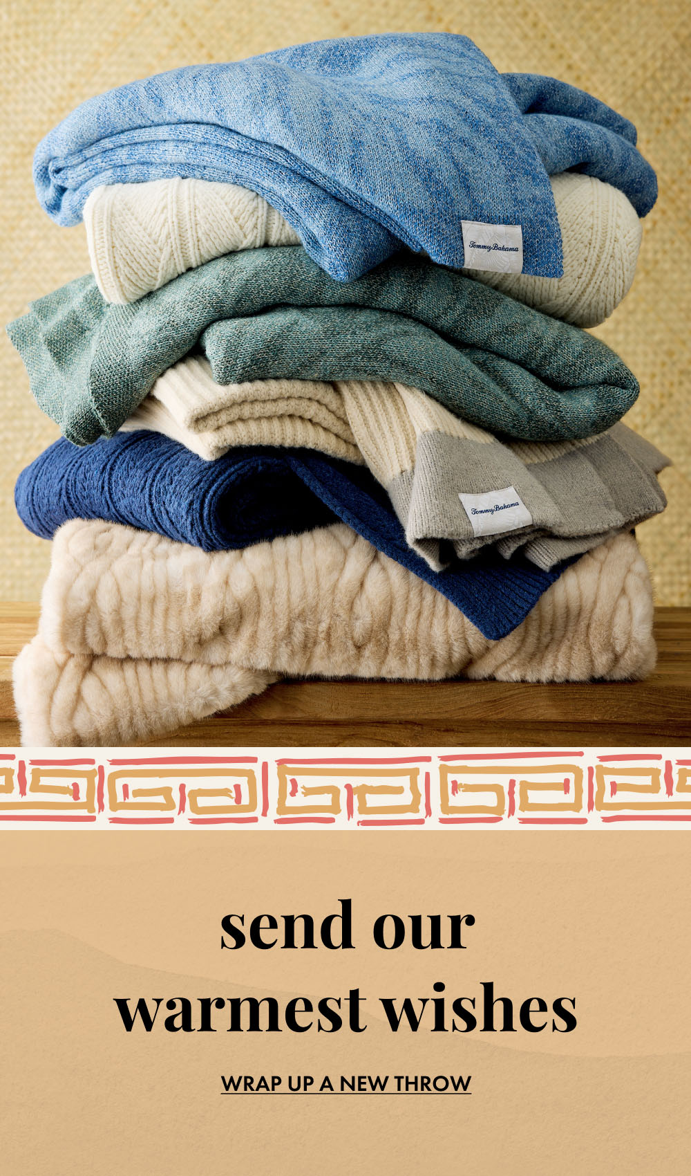 Send Our Warmest Wishes - Wrap Up A New Throw