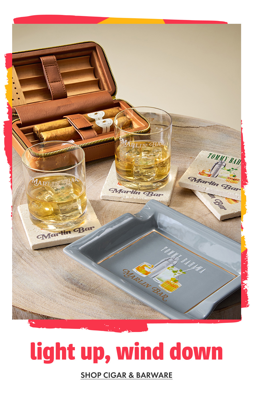 Shop Tommy Bahama Beach and Home Cigar and Barware