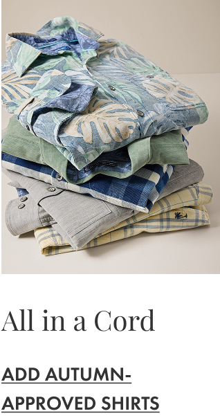 Coastline Shirts Laid Out
