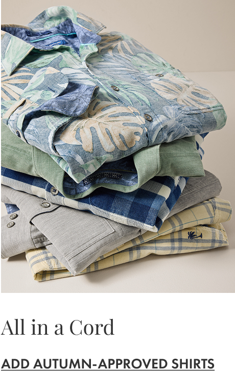 Coastline Shirts Laid Out