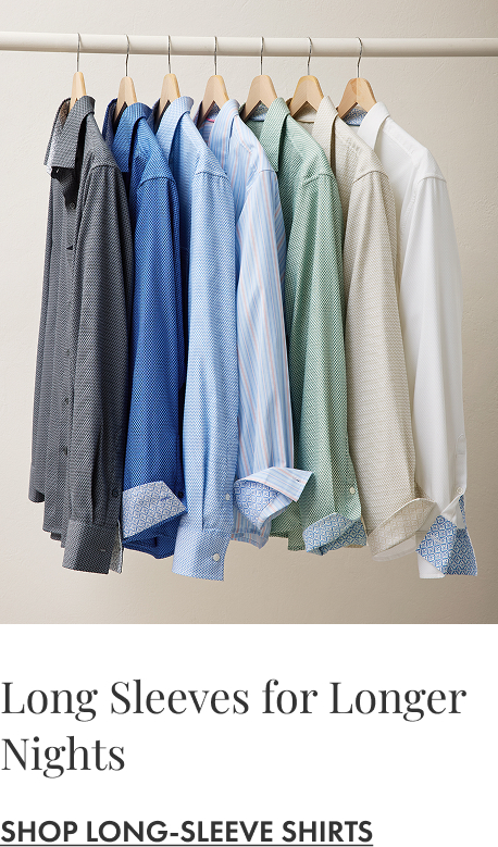 An Assortment of Men's Long Sleeve Shirts