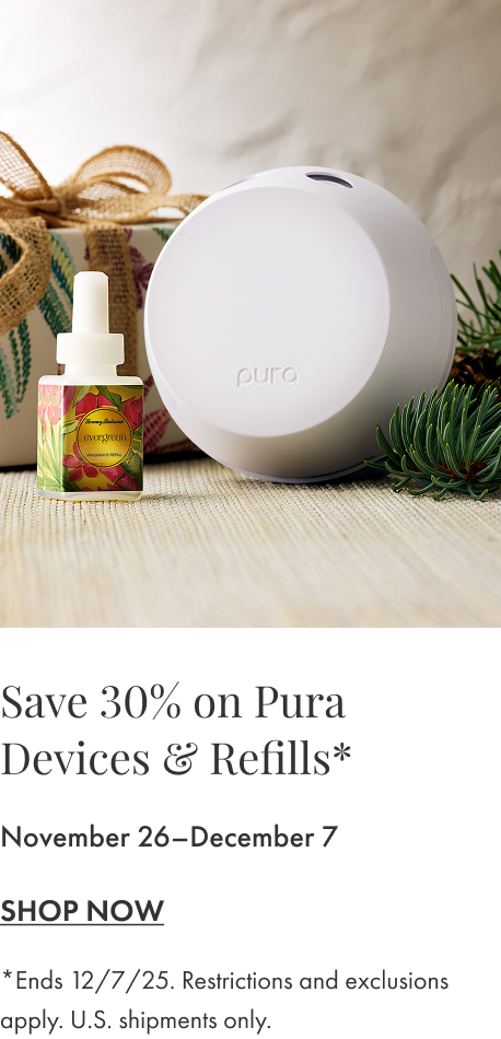 save 30% on Pura Devices