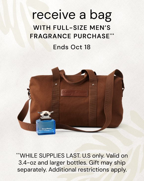 Duffel Bag with purchase of full-size men's fragrance