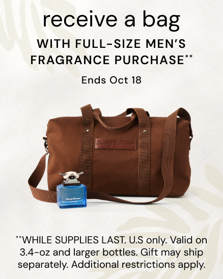Duffel Bag with purchase of full-size men's fragrance