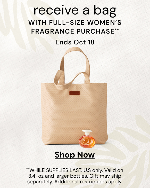Tote Bag with purchase of women's fragrance