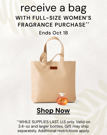 Tote Bag with purchase of women's fragrance