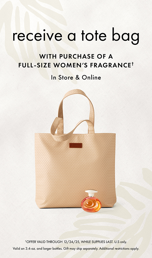 Tote Bag with purchase of women's fragrance