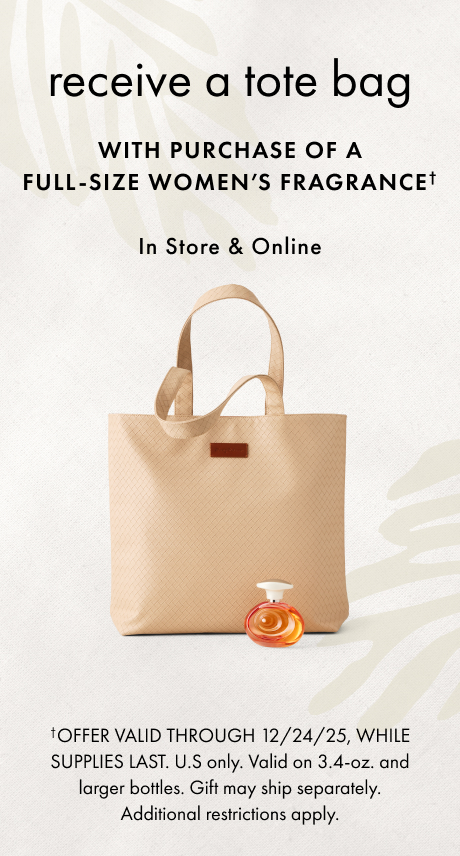 Tote Bag with purchase of women's fragrance