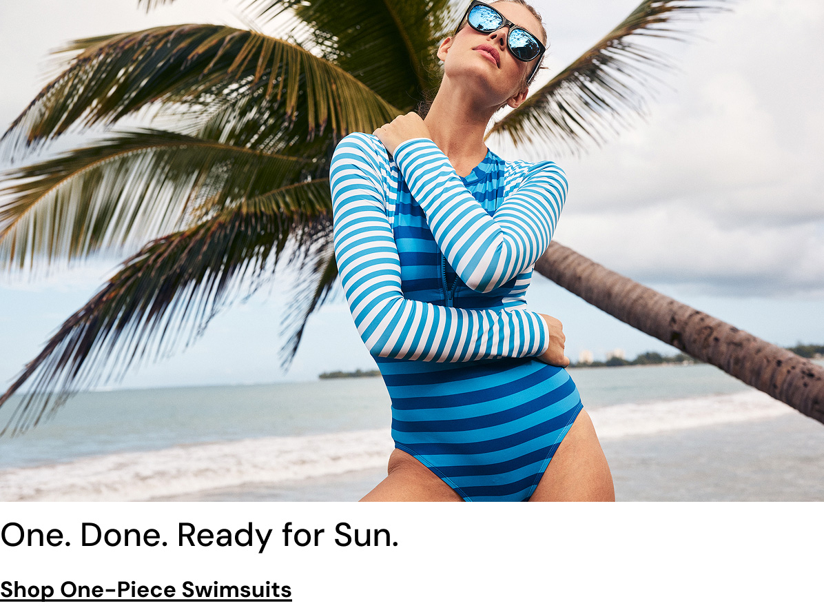 Shop One-Piece Swimsuits