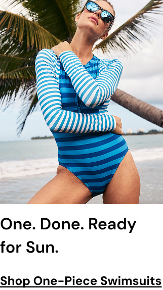 Shop One-Piece Swimsuits