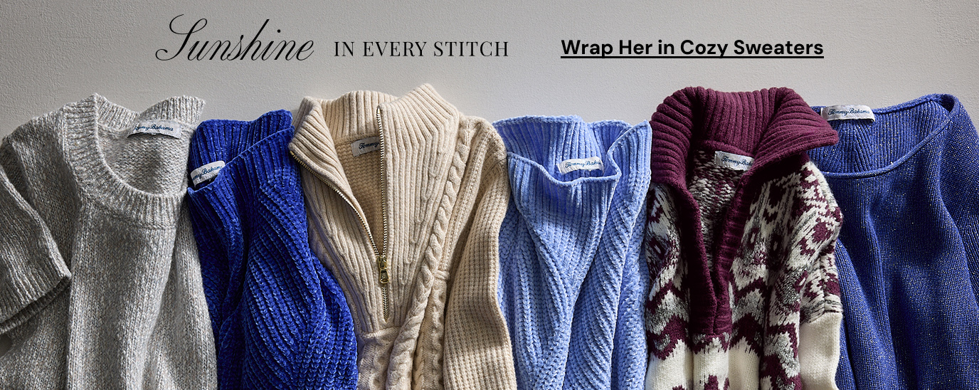 Wrap Her In Cozy Sweaters