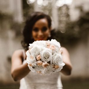 Bride with bouquet 