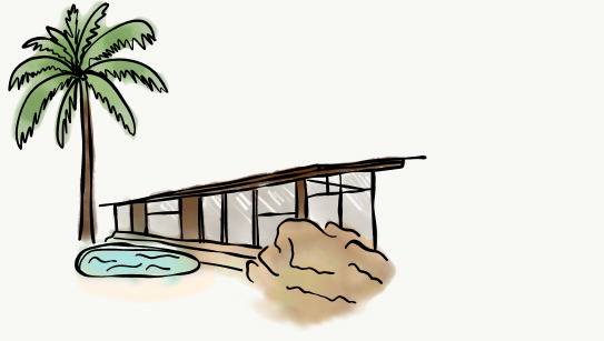 Modernism Featured House Tour of the West House Drawing
