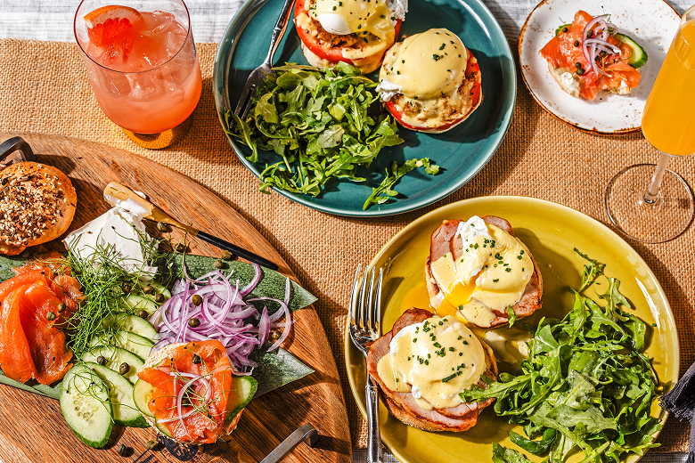 Plate of Eggs Benedict