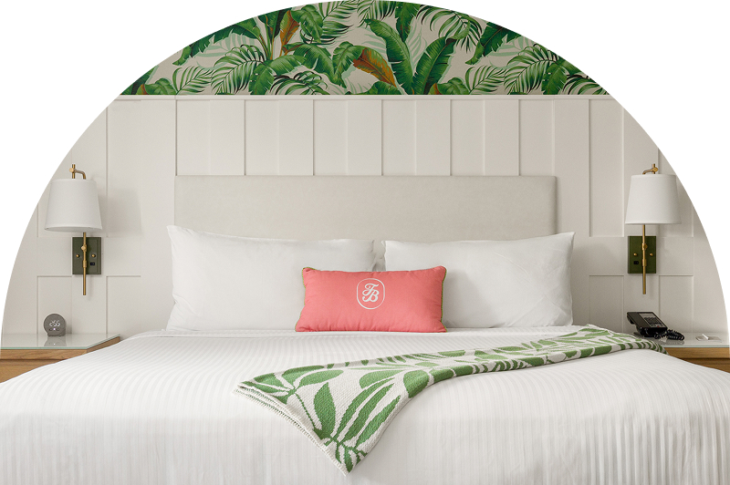 Bed in bedroom
