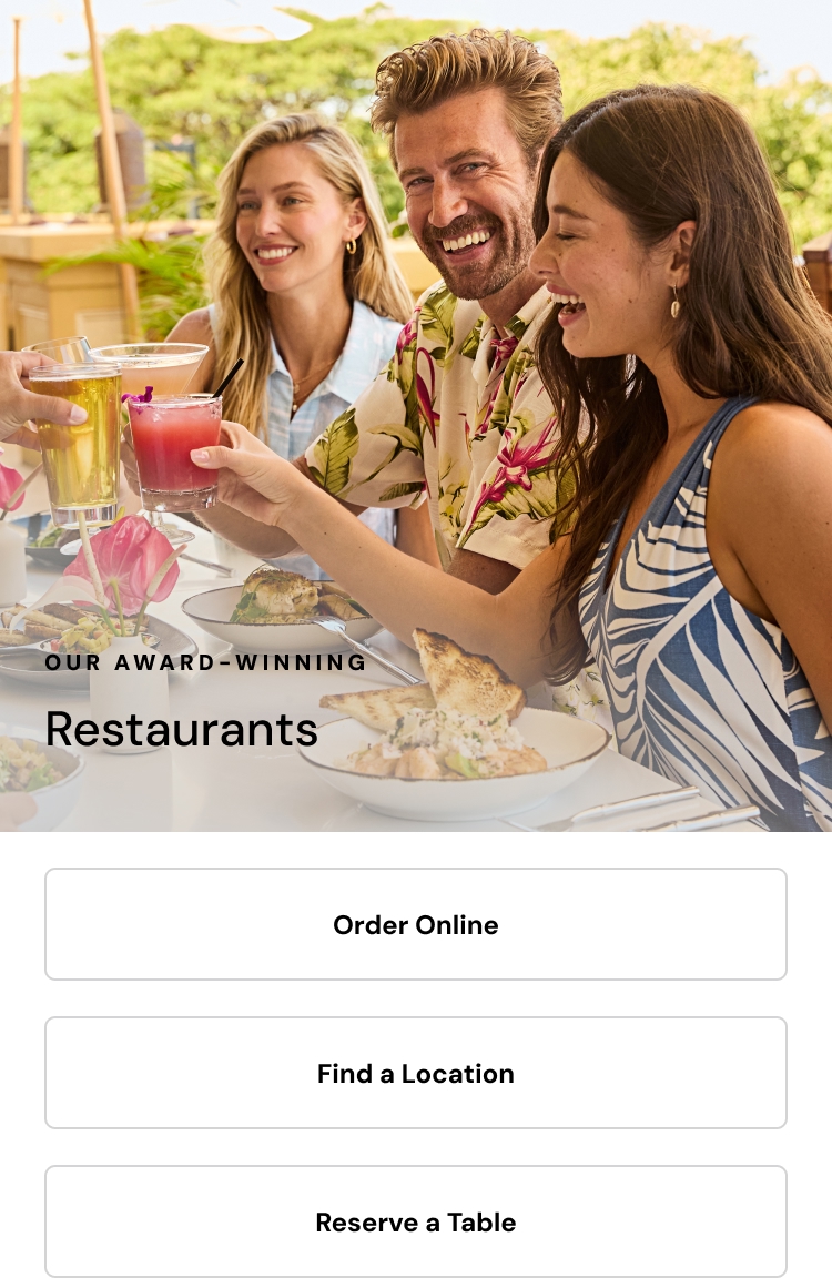 Our Award-Winning Restaurants 