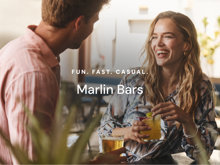 Fun. Fast. Casual. Marlin Bars