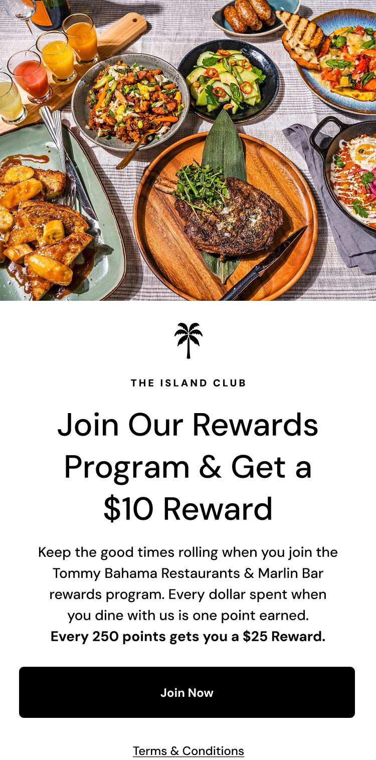 Join Our Rewards Program & Get a $10 Reward