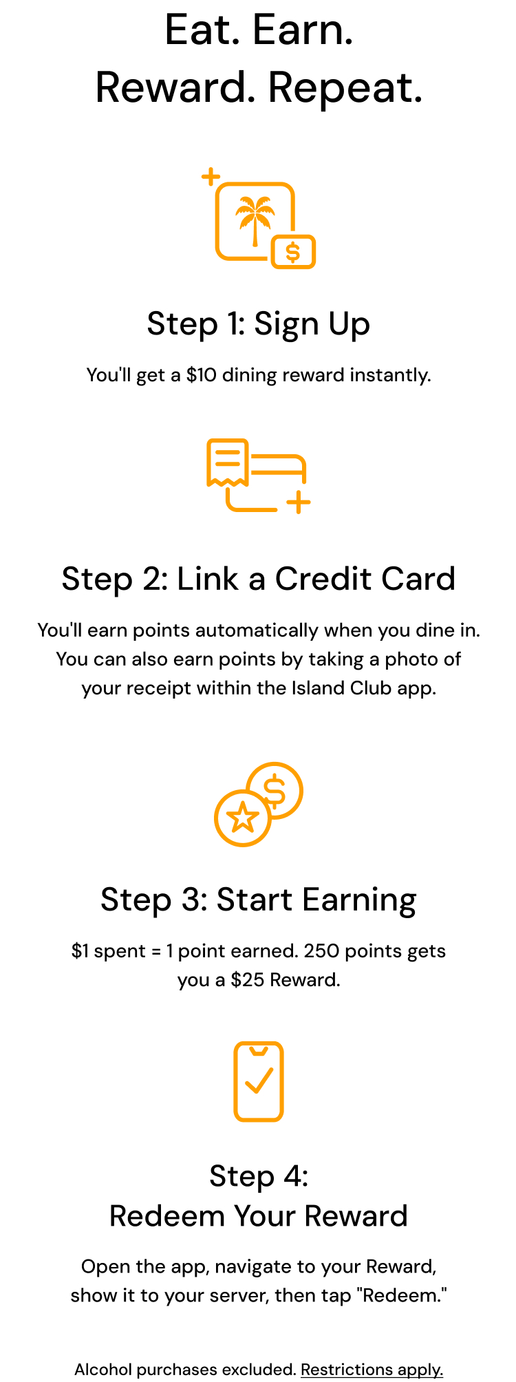 Eat. Earn. Reward. Repeat.