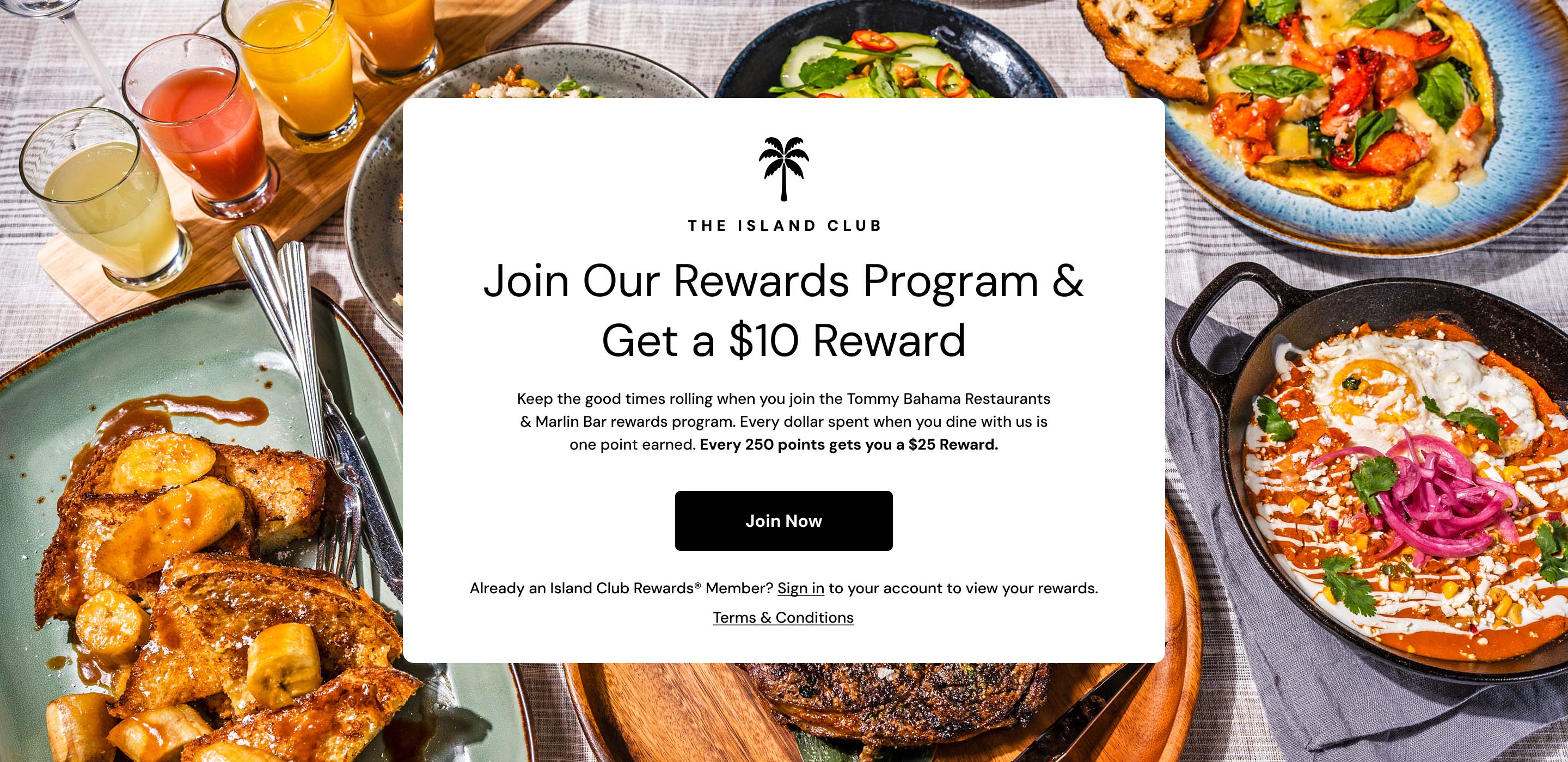 Join Our Rewards Program & Get a $10 Reward