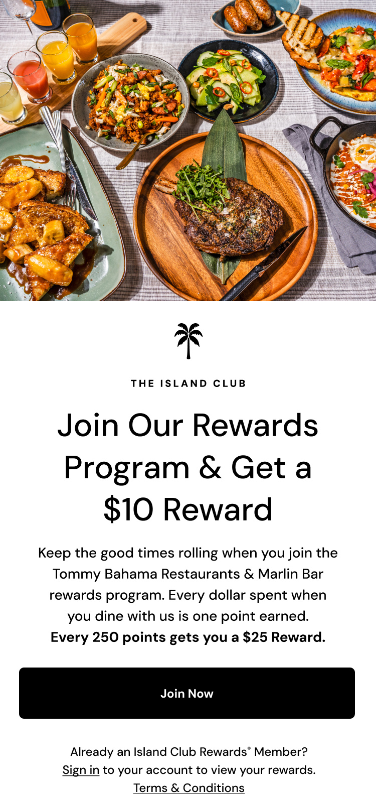 Join Our Rewards Program & Get a $10 Reward