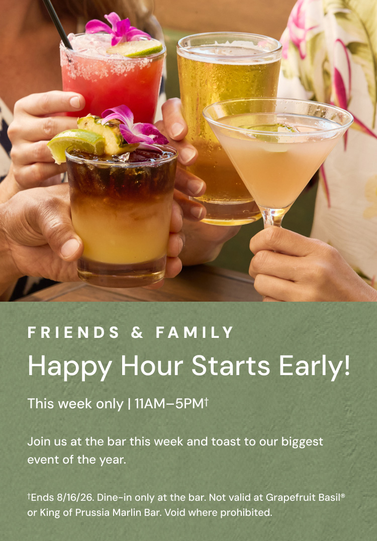 Happy Hour Starts Early