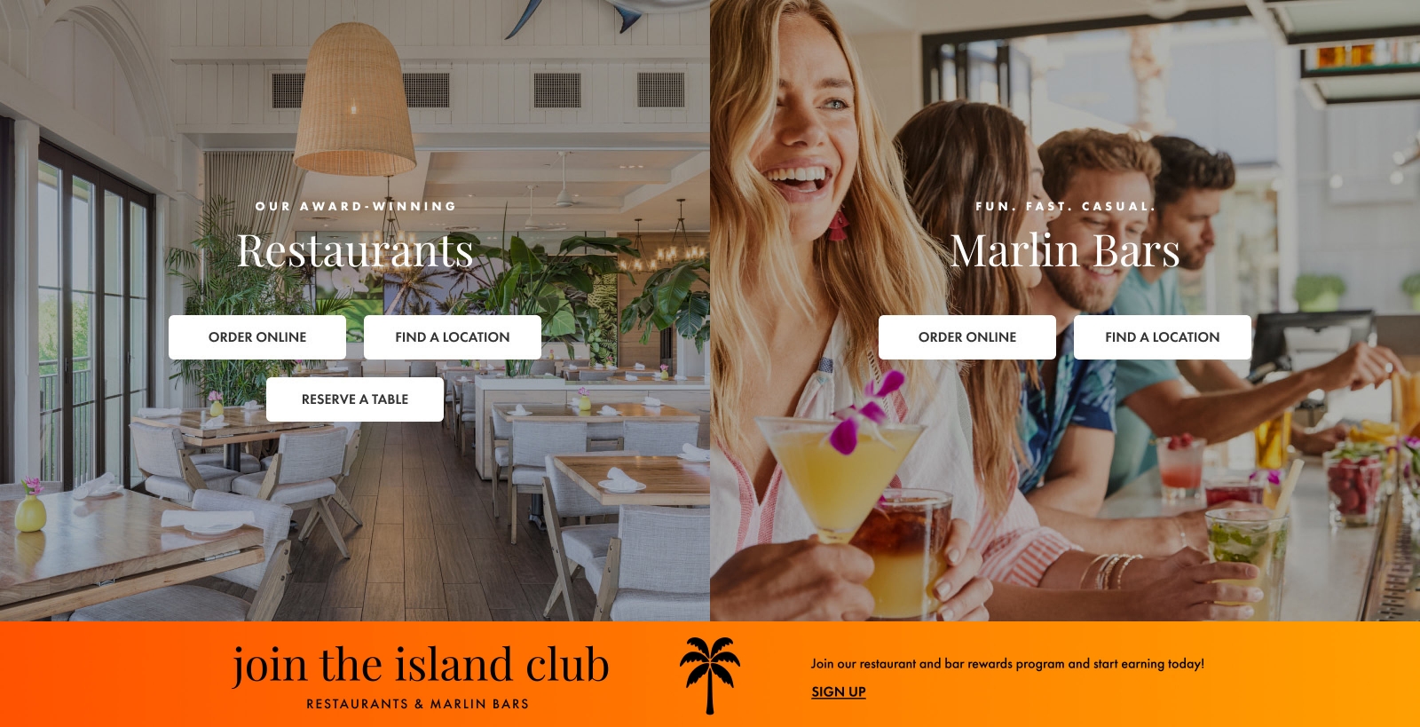 Restaurants & Marlin Bars