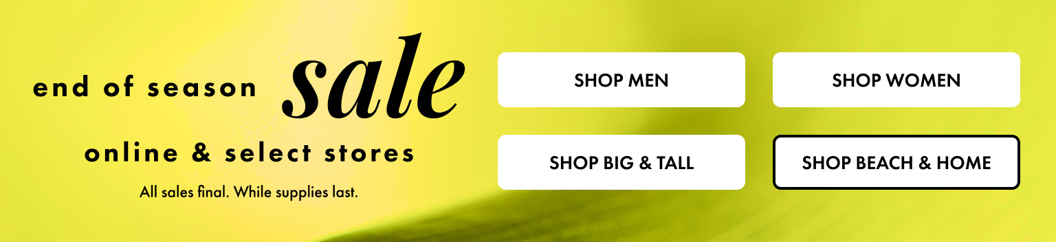 Shop Tommy Bahama's End of Season Sale