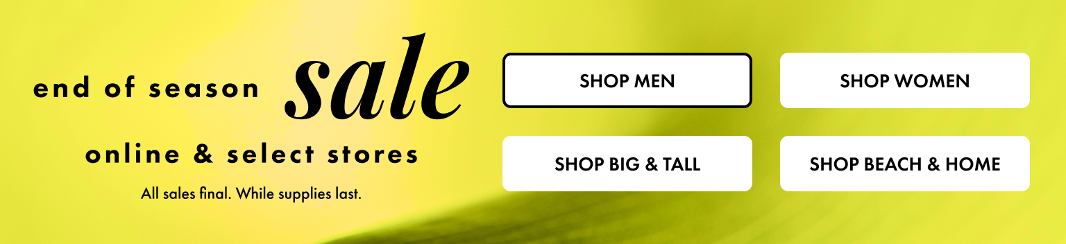 Shop Tommy Bahama's End of Season Sale