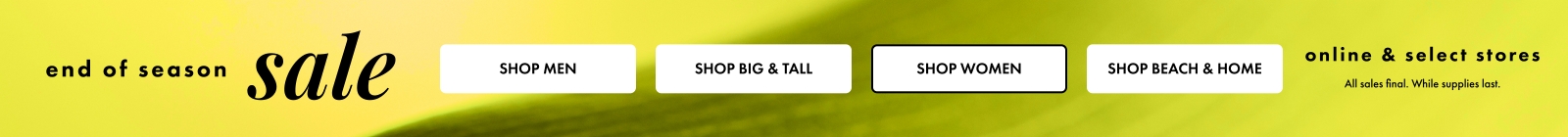 Shop Tommy Bahama's End of Season Sale