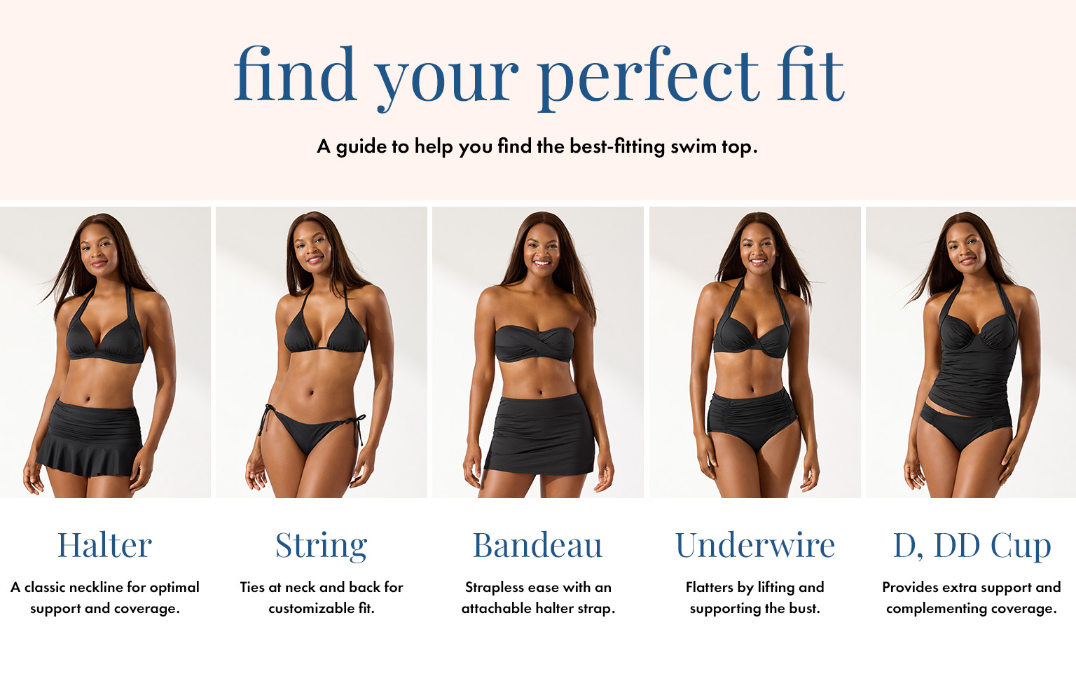 Find Your Perfect Fit - Bikini Tops