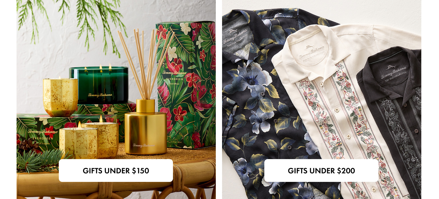 Gifts Under $150 and $200
