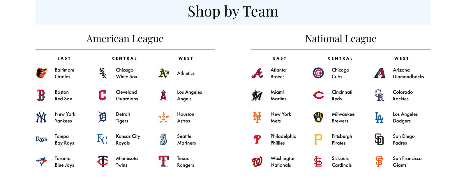 Batter up/Pick Your Team - MLB Teams